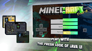Java UI Texture Mod MCPE الملصق