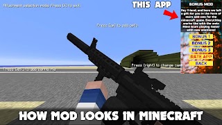 Warfare Mod in Minecraft PE 포스터