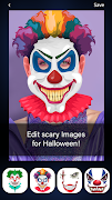 Scary Clown Mask Photo Editor ảnh chụp màn hình 2