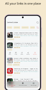 LaterLinks: Salvar Links imagem de tela 2