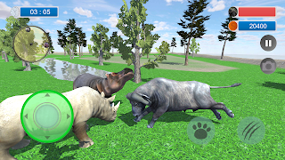 برنامه‌نما Angry Buffalo Attack Simulator عکس از صفحه