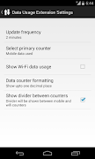 DashClock Data Usage Extension اسکرین شاٹ 6