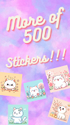 Spring Kitty Stickers poster
