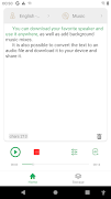 Offline - Text To Speech স্ক্রিনশট 1