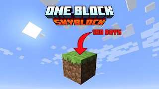 One Block Map for Minecraft Cartaz