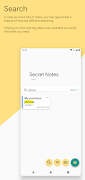 برنامه‌نما Secret Notes عکس از صفحه