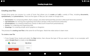 برنامه‌نما Learn Google Drive عکس از صفحه