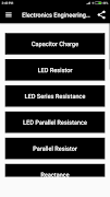 برنامه‌نما Electronics Engineering Calc عکس از صفحه