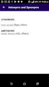 Learn Antonyms & Synonyms captura de pantalla 4