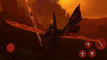 Lava Monster Dark Mountain 3d poster