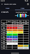 Electronic component codes 스크린샷 7