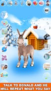Talking Donald Donkey Ice Fun screenshot 1
