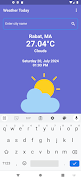 برنامه‌نما Weather Today عکس از صفحه
