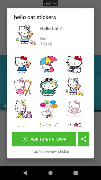 hello cat stickers screenshot 4