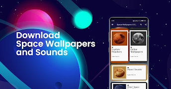 پوستر Space Wallpapers & Sounds