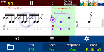 Drum Rudiment Player captura de pantalla 2