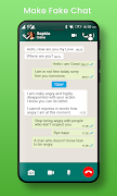 Fake Chat with girlfriend App capture d'écran 7