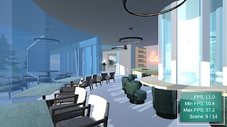 برنامه‌نما 3D Benchmark - Luxury Cafe عکس از صفحه