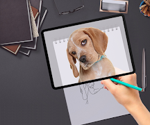 برنامه‌نما Drawing Sketch And Trace عکس از صفحه