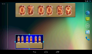 Nixie Tube Clock Widget (LITE) syot layar 6