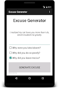 Excuse Generator imagem de tela 2