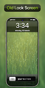 Old Style Lock Screen capture d'écran 1