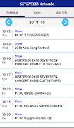 SEVENTEEN Schedule poster