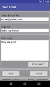 Send Email. screenshot 1