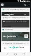 Hexnode Kiosk Browser syot layar 3