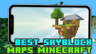 برنامه‌نما All Skyblock Maps Minecraft PE عکس از صفحه