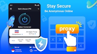 4 Schermata Secure & Safe VPN