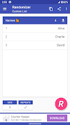 Randomizer: Random Name Picker اسکرین شاٹ 3