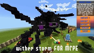 Wither Storm Mod Minecraft PE plakat