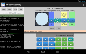 برنامه‌نما Interactive Geometry عکس از صفحه