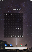 7 Schermata Word Clock Widget