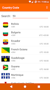 Country Code تصوير الشاشة 2
