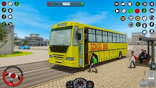 School Bus Driving Games 3D ภาพหน้าจอ 4