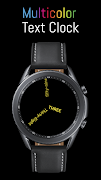 Text Clock Watch Face (Analog) تصوير الشاشة 6