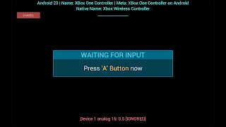 Gamepad Tester اسکرین شاٹ 1