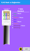 برنامه‌نما RJ45 Cables Colors Connections عکس از صفحه