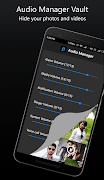 Audio Manager : Gallery Lock screenshot 1