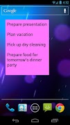 Simple Sticky Note Widget Plus اسکرین شاٹ 6