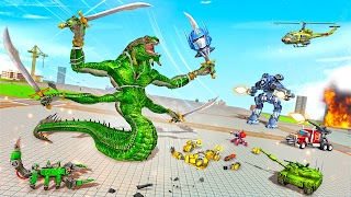 Snake Robot Game - Stone Robot تصوير الشاشة 1