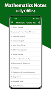 Poster Maths Notes for JEE Offline
