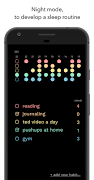 برنامه‌نما Taskaday - daily habit tracker عکس از صفحه