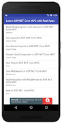 Learn ASP.NET Core MVC with Re скриншот 2