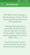 CPU Benchmark स्क्रीनशॉट 2