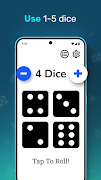 برنامه‌نما Dice Roller: Shake & Roll Dice عکس از صفحه