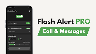 Flash Alert Pro - Calls & Sms Poster