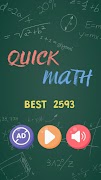 Quick Math Plakat